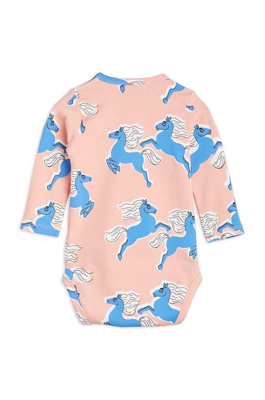 Mini Rodini Бебешко боди Horses - Pepit.bg
