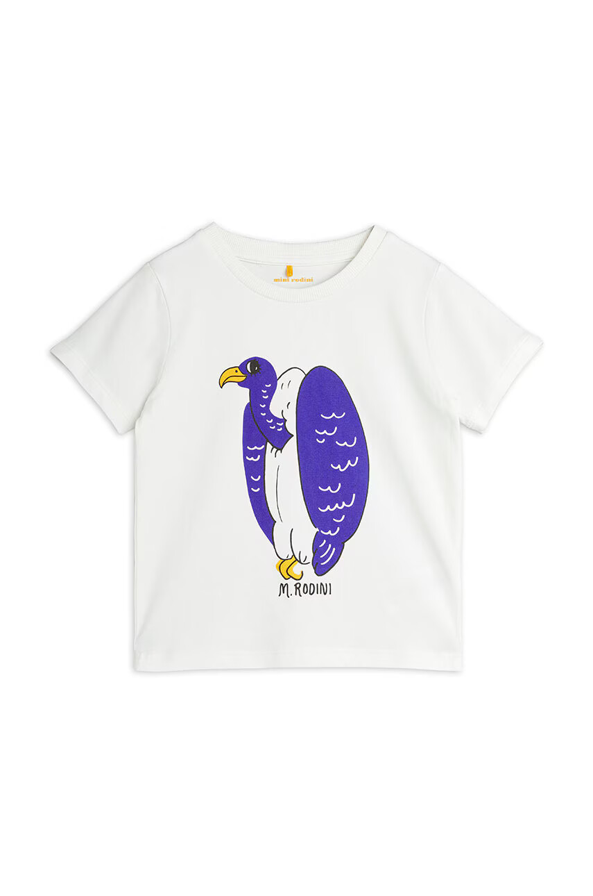Mini Rodini Детска тениска в бяло - Pepit.bg