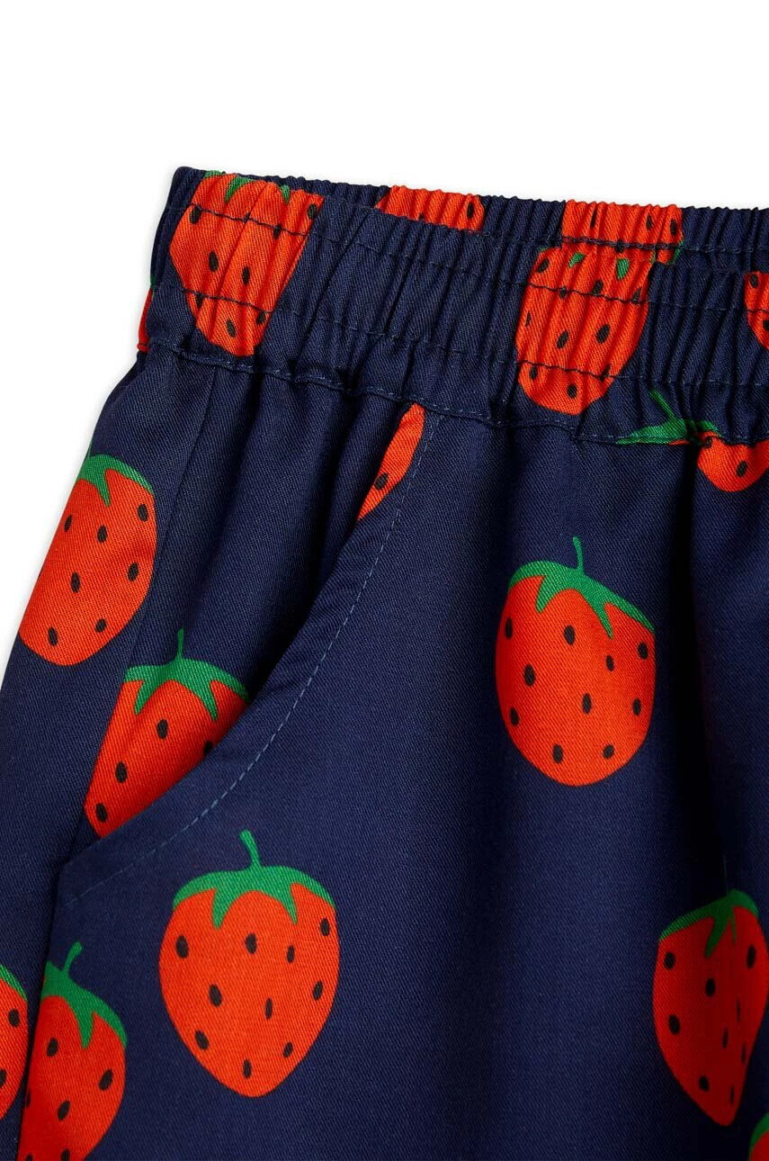 Mini Rodini Детски къси панталони в синьо с десен - Pepit.bg