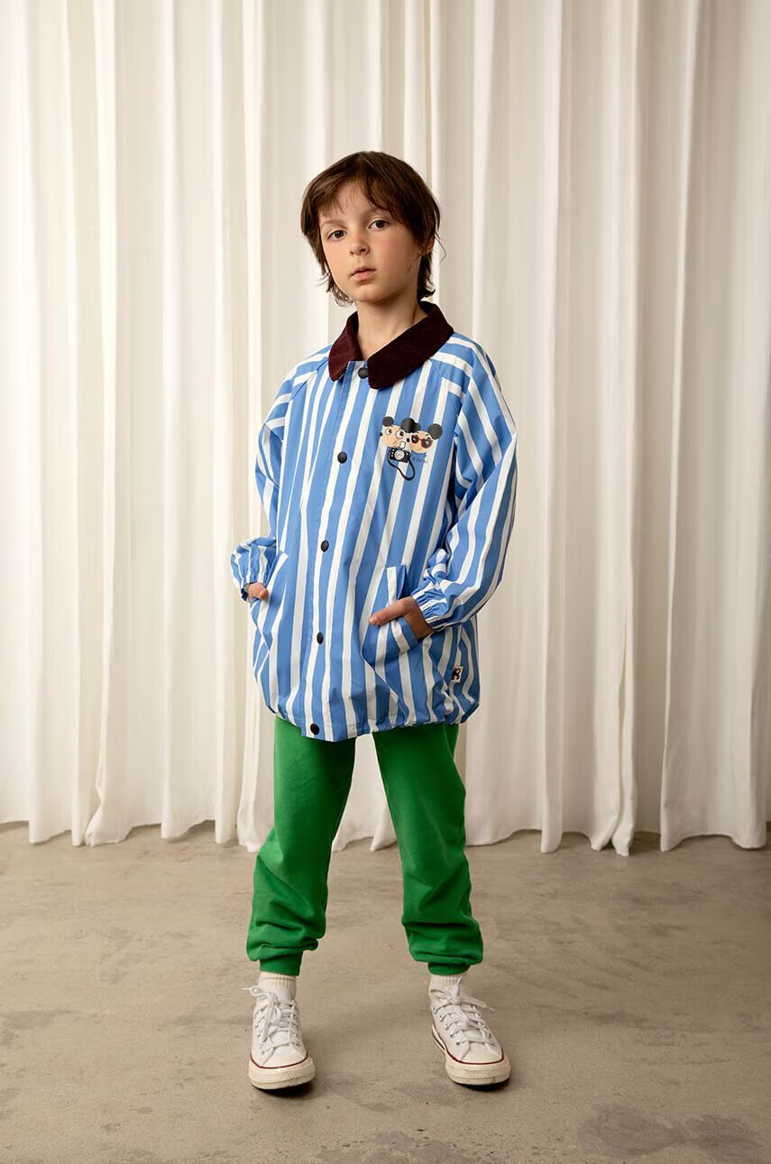 Mini Rodini Детско яке в синьо - Pepit.bg