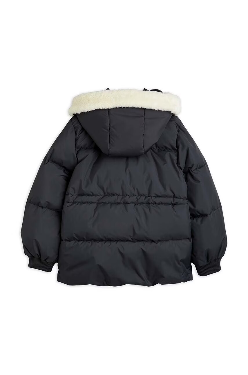 Mini Rodini Детско яке в черно - Pepit.bg