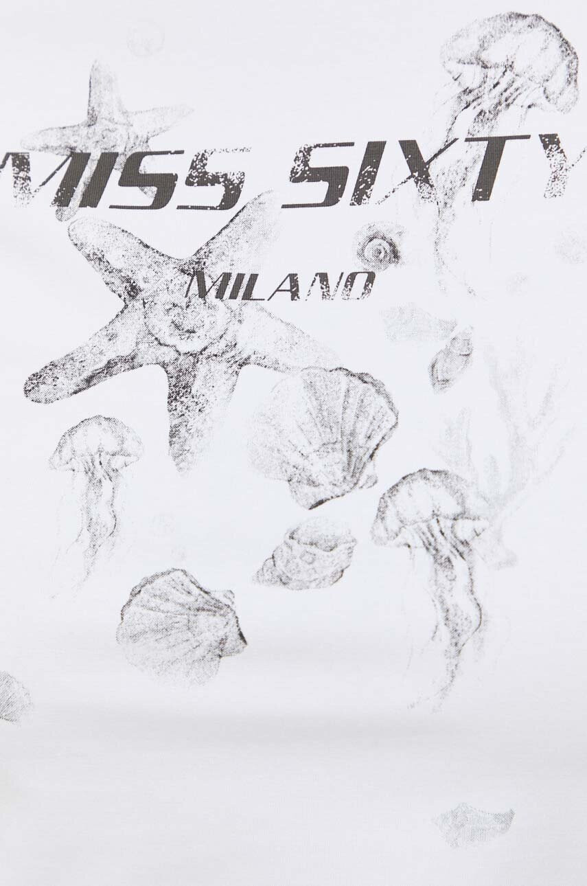 Miss Sixty Тениска в бяло - Pepit.bg