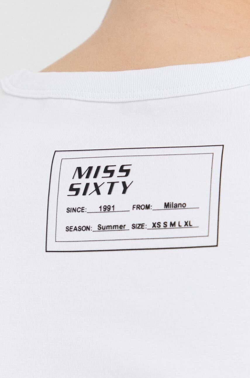 Miss Sixty Тениска в бяло - Pepit.bg