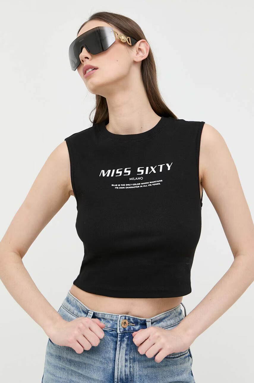 Miss Sixty Топ дамски в черно - Pepit.bg