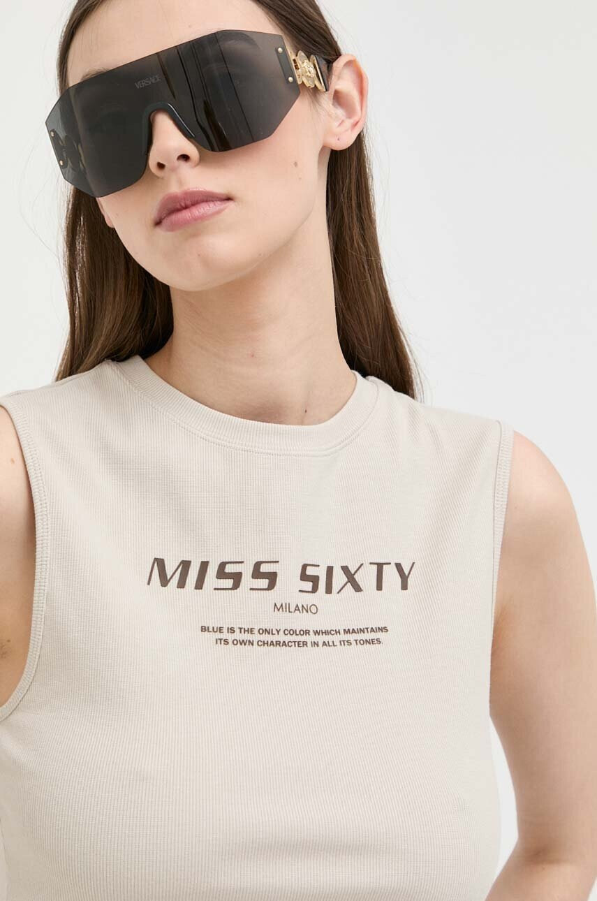 Miss Sixty Топ дамски в бежово - Pepit.bg