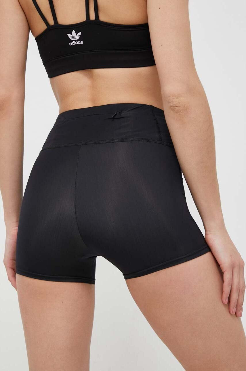 Mizuno Къс панталон за бягане Impulse Core в черно с изчистен дизайн с висока талия - Pepit.bg