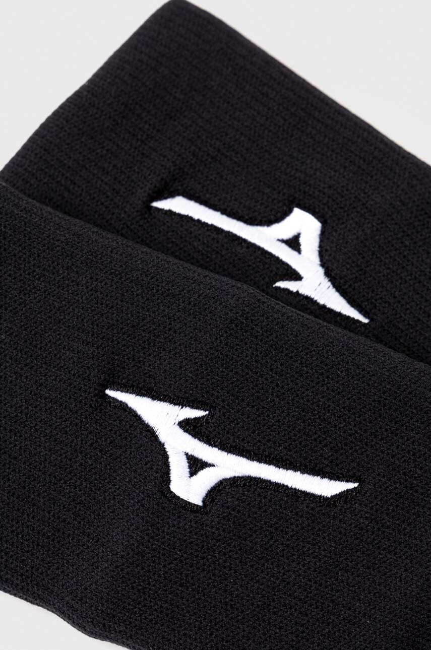 Mizuno Ленти за китка (2 броя) в черно - Pepit.bg
