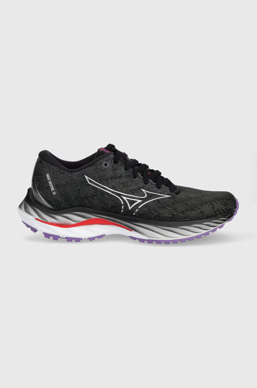 Mizuno Обувки за бягане Wave Inspire 19 в черно - Pepit.bg