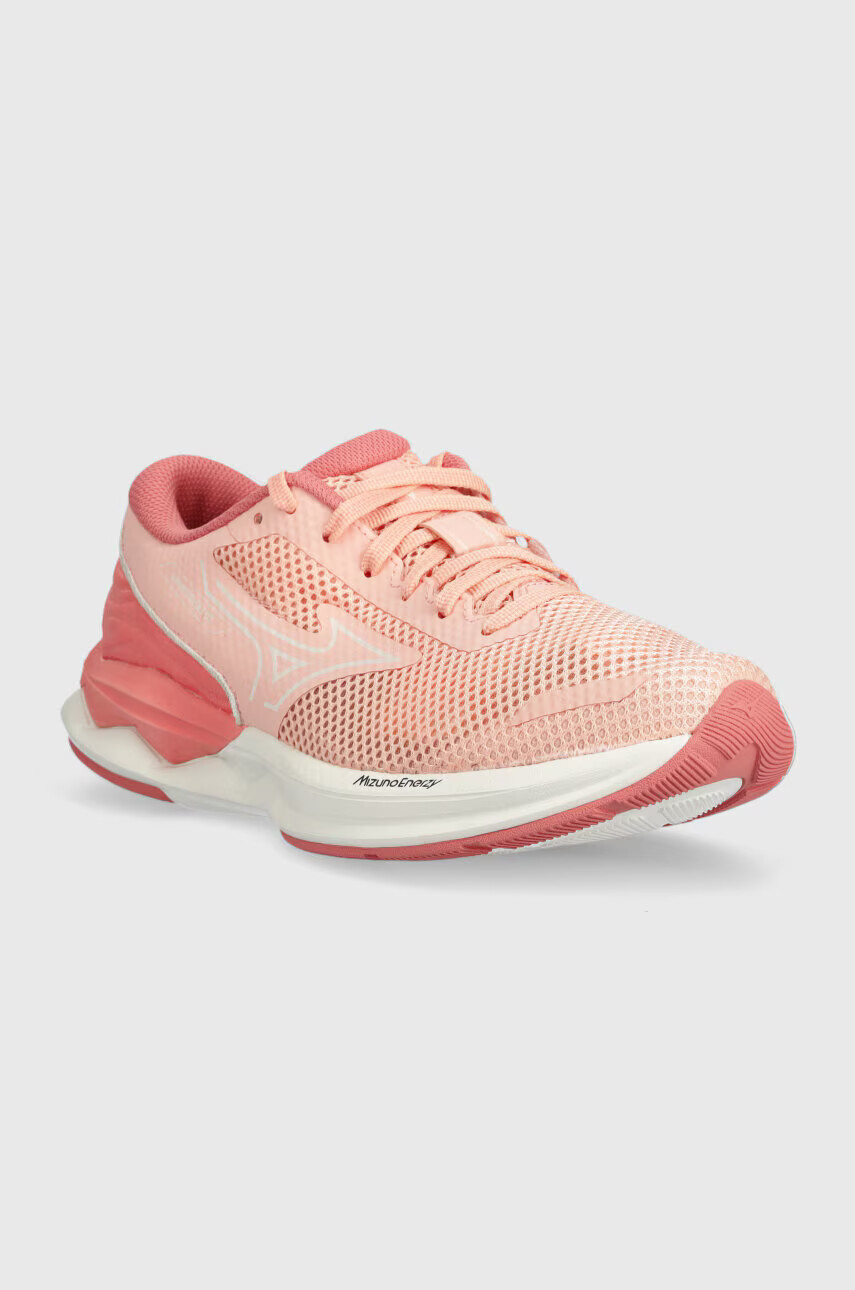 Mizuno Обувки за бягане Wave Revolt 3 в розово - Pepit.bg