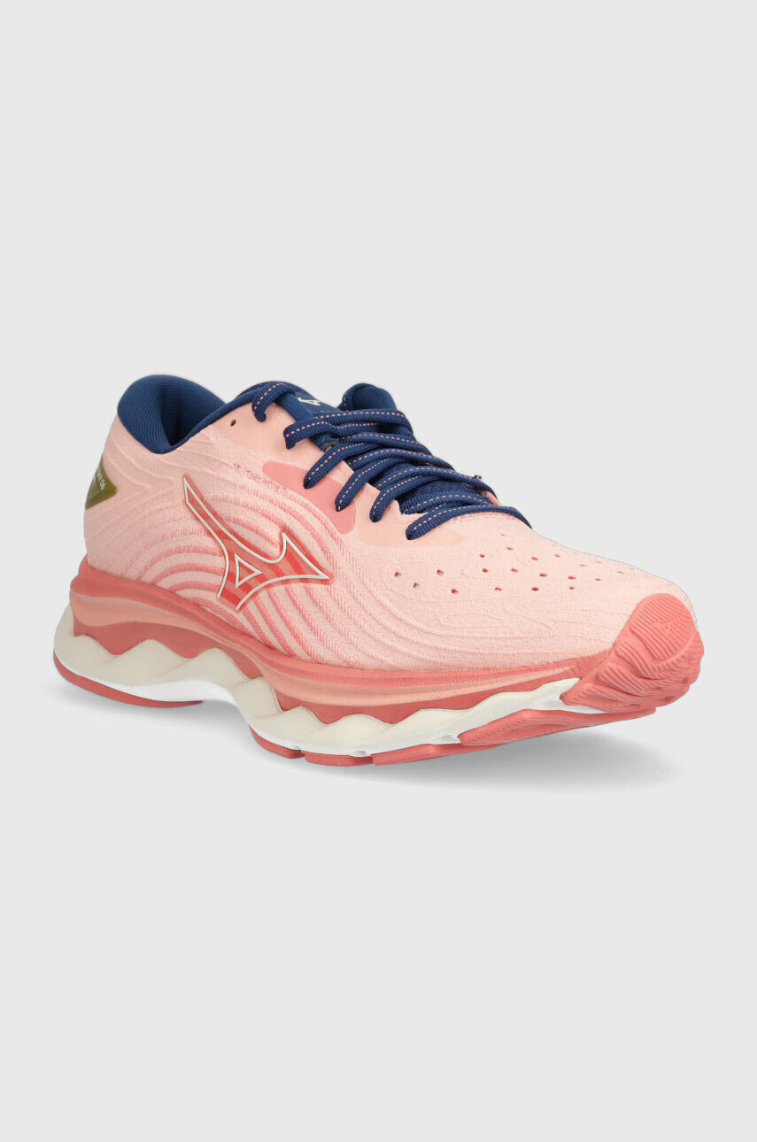 Mizuno Обувки за бягане Wave Sky 6 в оранжево - Pepit.bg