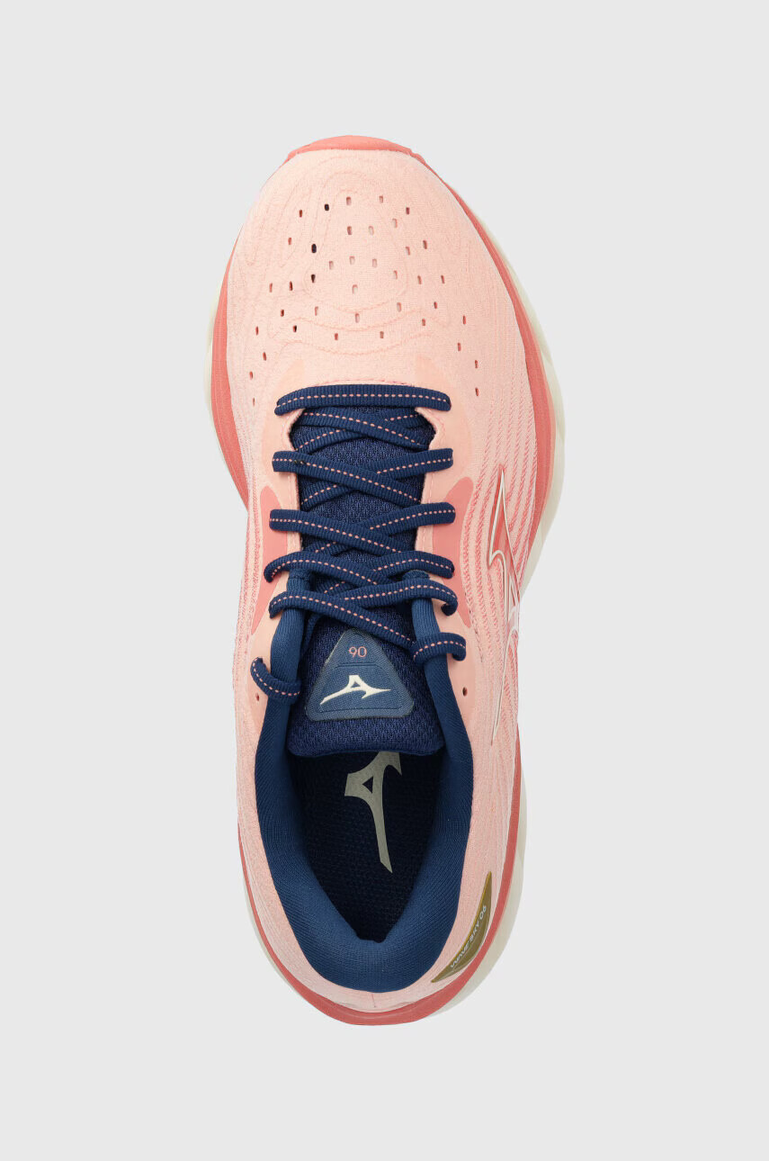 Mizuno Обувки за бягане Wave Sky 6 в оранжево - Pepit.bg