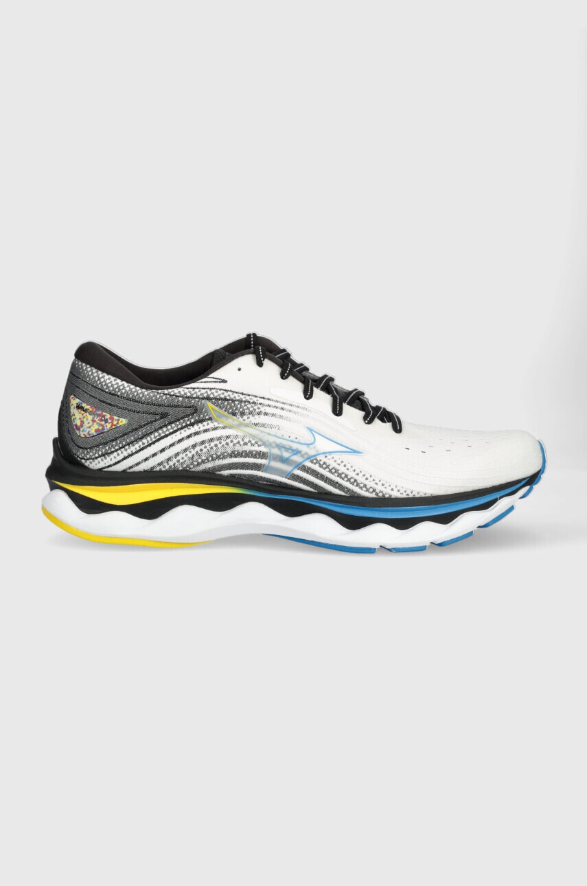 Mizuno Обувки за бягане Wave Sky 6 в бяло - Pepit.bg