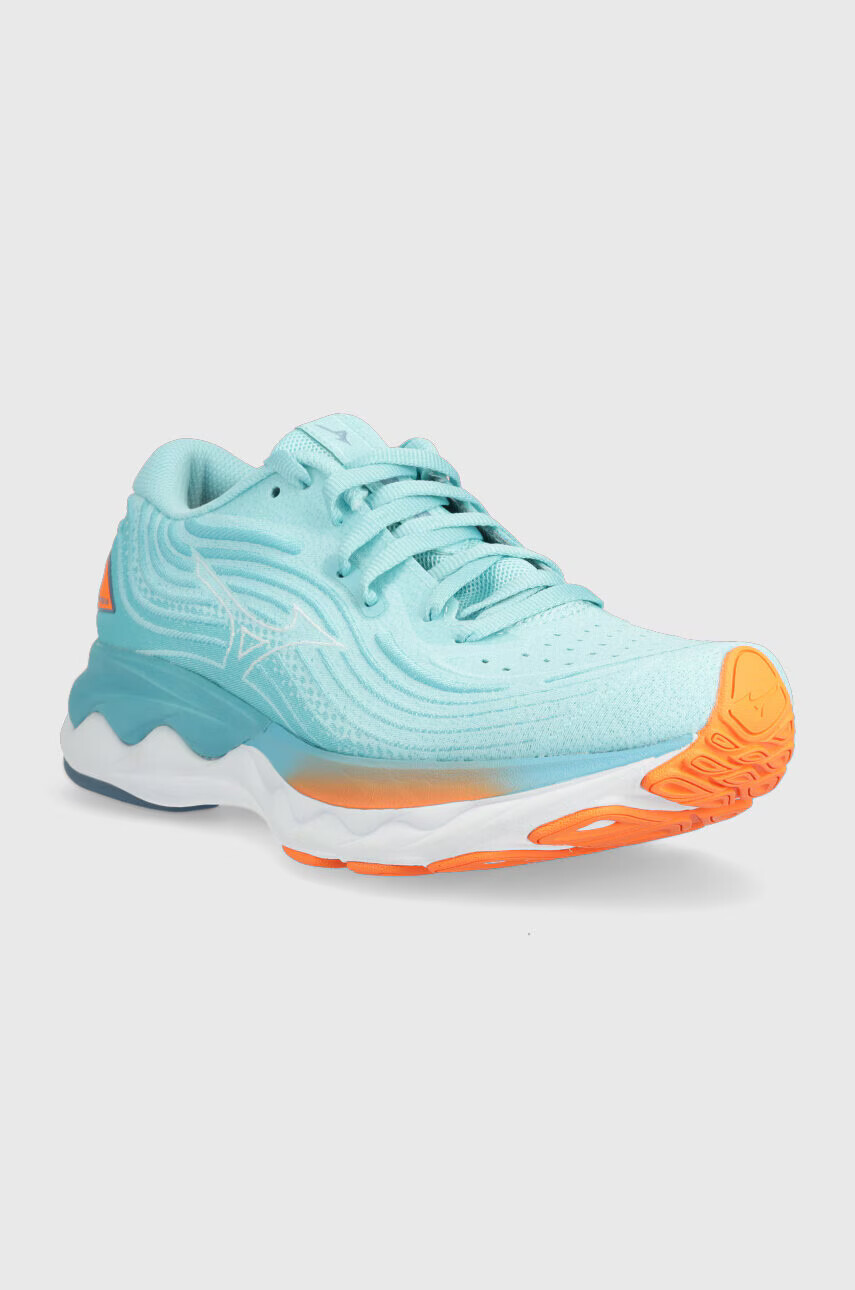 Mizuno Обувки за бягане Wave Skyrise 4 в синьо - Pepit.bg