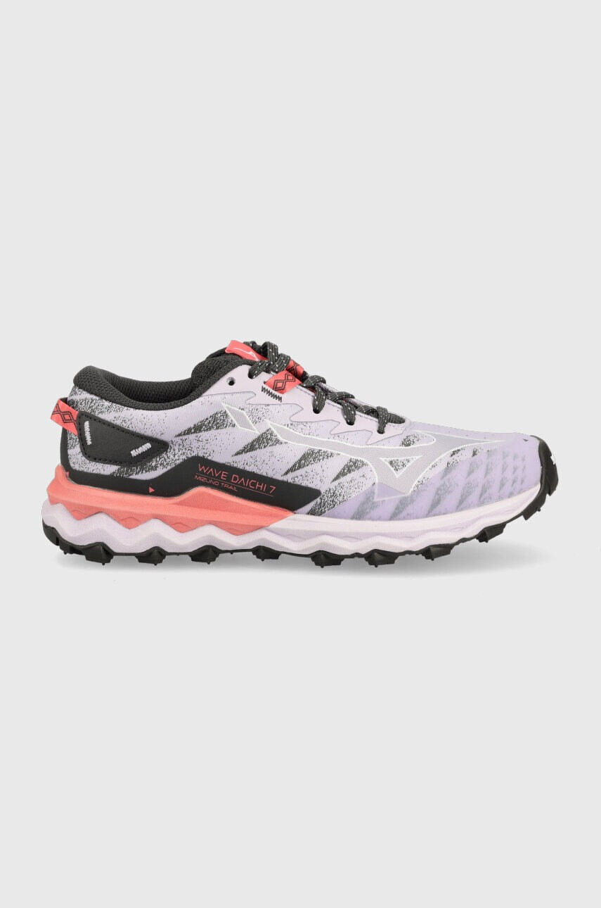 Mizuno Обувки Wave Daichi 7 в лилаво - Pepit.bg