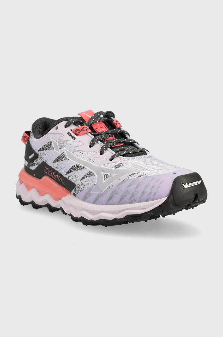 Mizuno Обувки Wave Daichi 7 в лилаво - Pepit.bg
