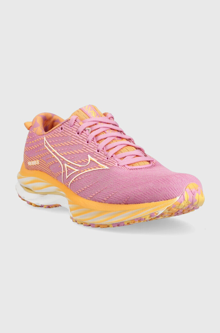 Mizuno Обувки за бягане Wave Rider 26 x Roxy в розово - Pepit.bg