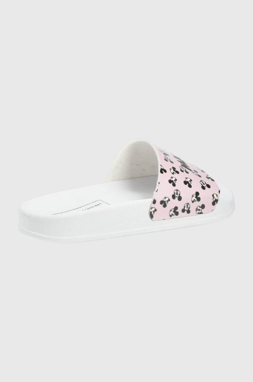 MOA Concept Чехли Slippers Disney дамски в бяло - Pepit.bg