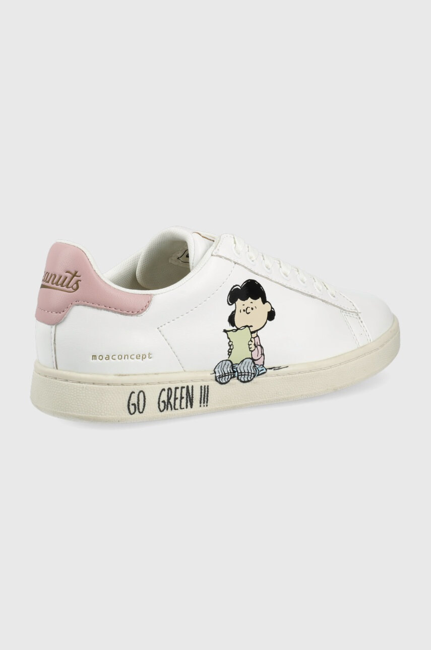 MOA Concept Обувки Snoopy And Lucy Gallery в бяло - Pepit.bg