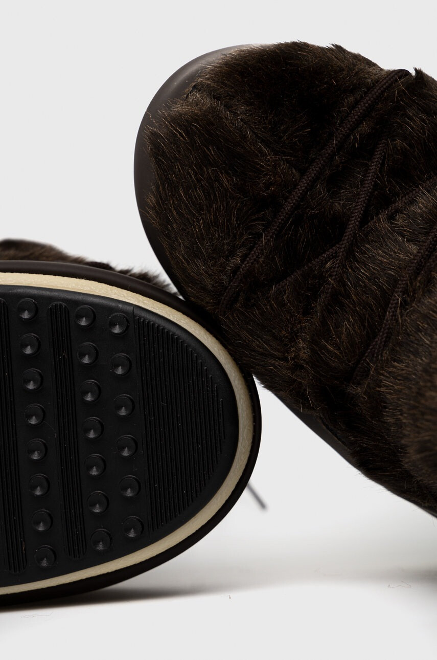 Moon Boot Апрески Icon Faux Fur в кафяво - Pepit.bg
