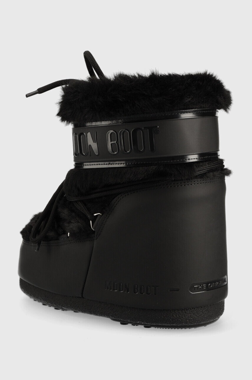 Moon Boot Апрески Icon Low Faux Fur в черно - Pepit.bg