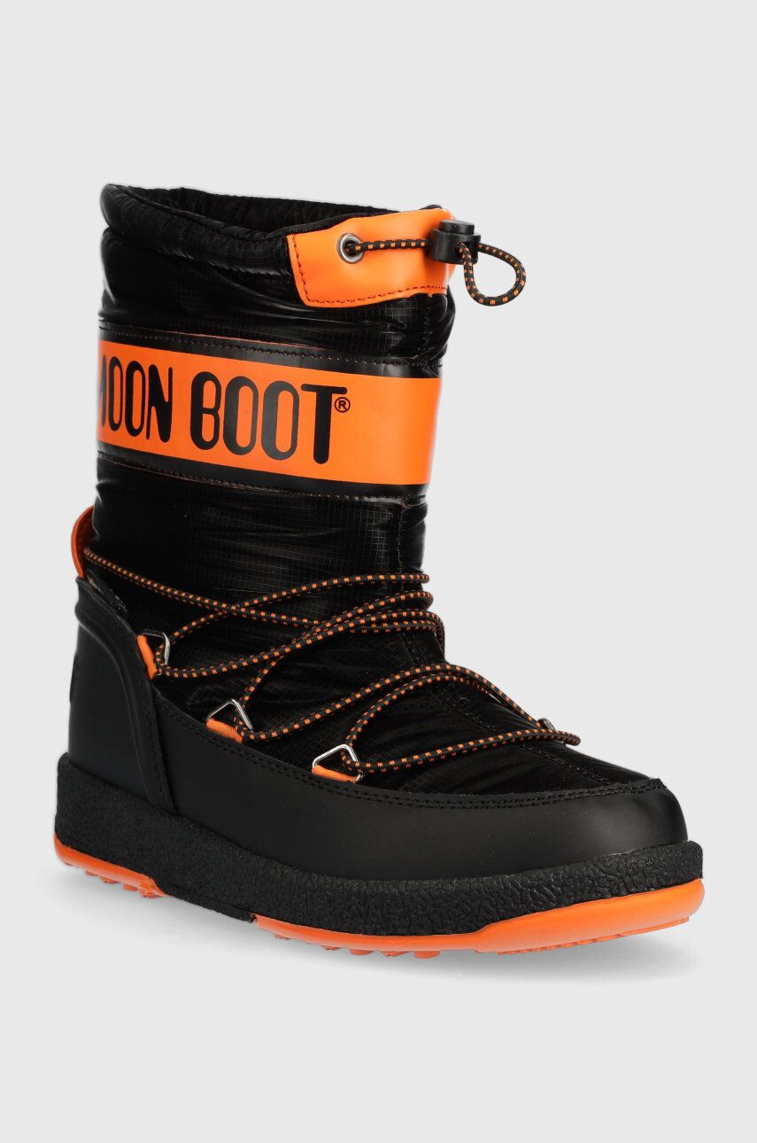 Moon Boot Детски апрески Jr Boy Sport в черно - Pepit.bg