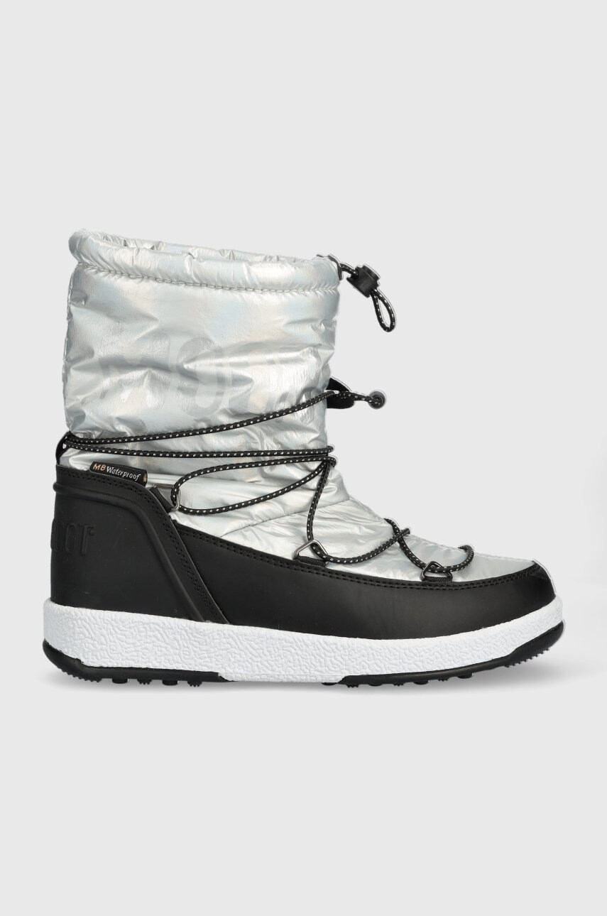 Moon Boot Детски апрески JR Girl Boot Met в сребристо - Pepit.bg