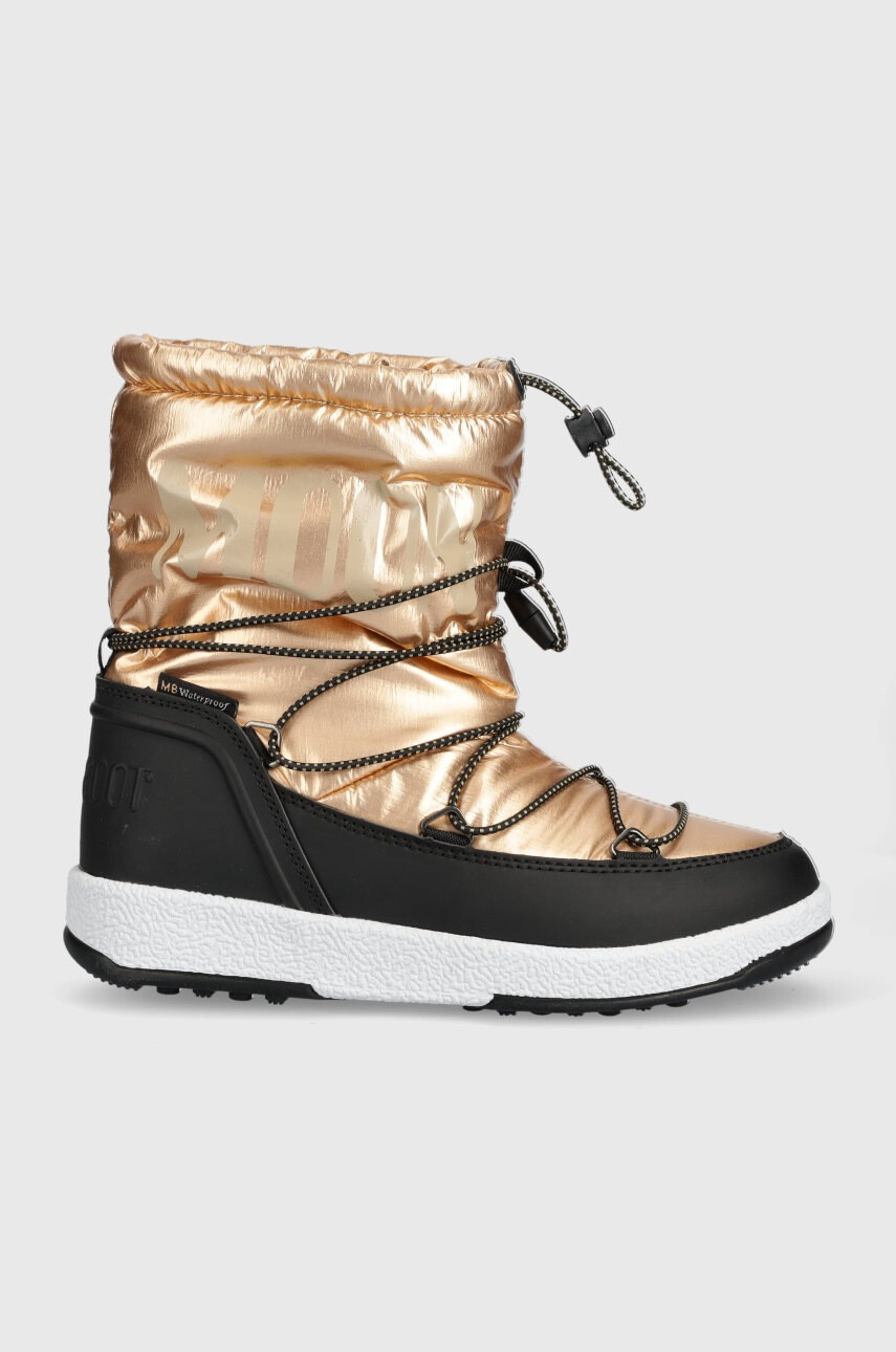 Moon Boot Детски апрески JR Girl Boot Met в златисто - Pepit.bg