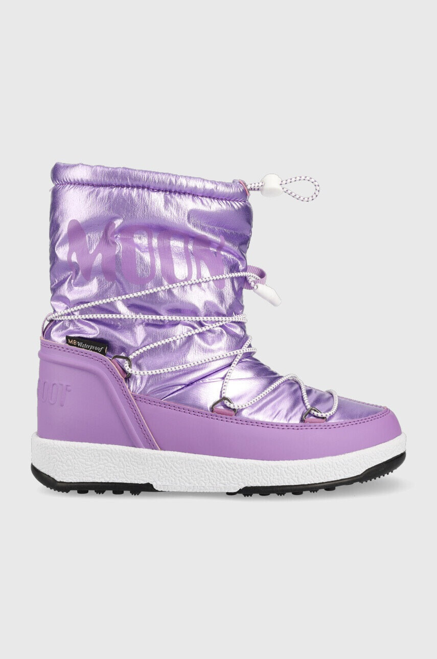 Moon Boot Детски апрески JR Girl Boot Met в лилаво - Pepit.bg