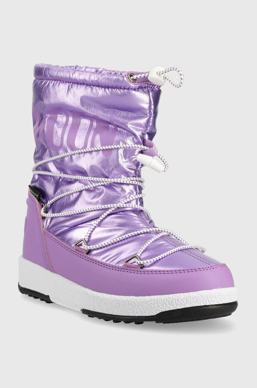 Moon Boot Детски апрески JR Girl Boot Met в лилаво - Pepit.bg