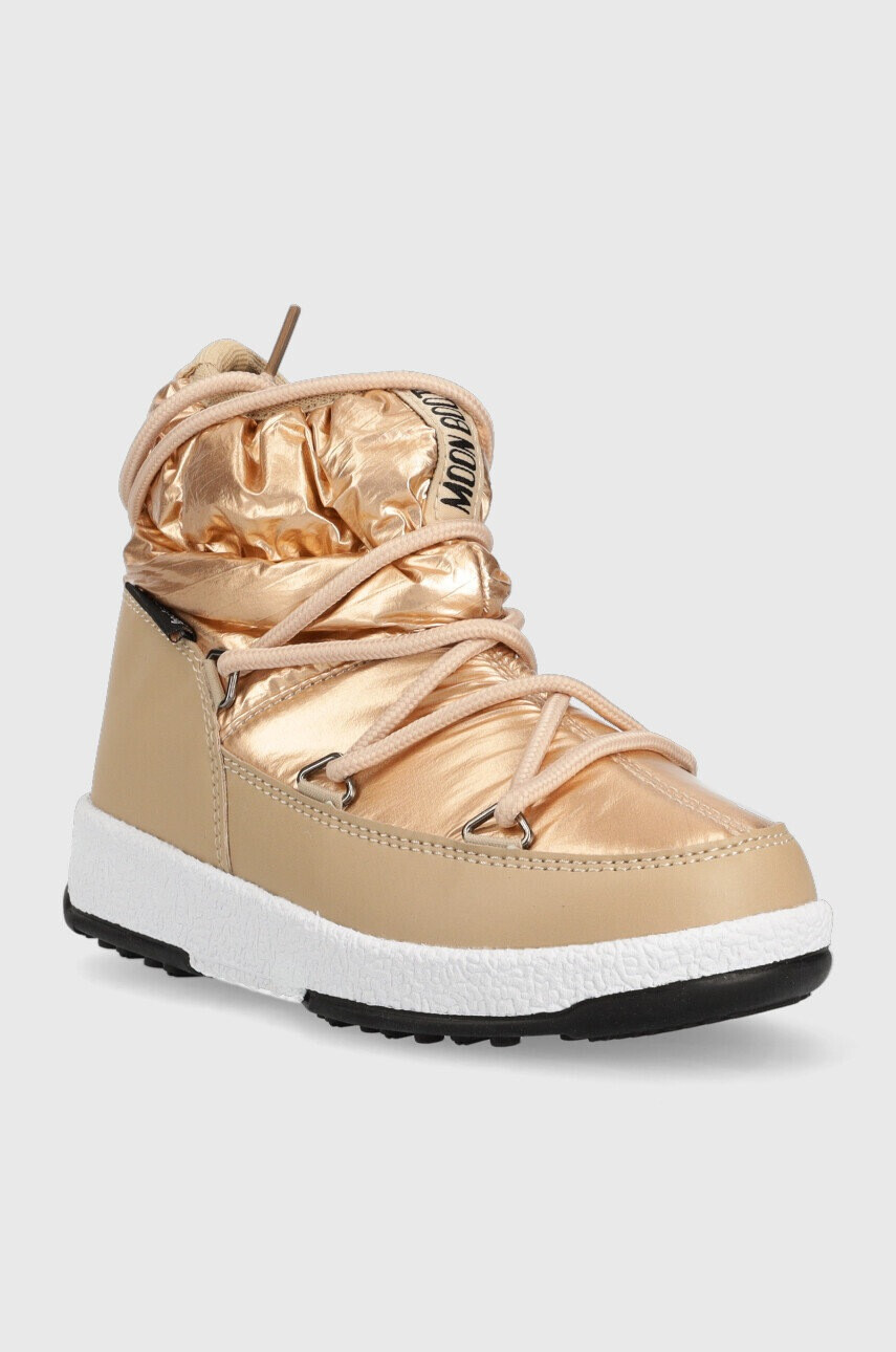 Moon Boot Детски апрески Jr Girl Low Nylon в златисто - Pepit.bg
