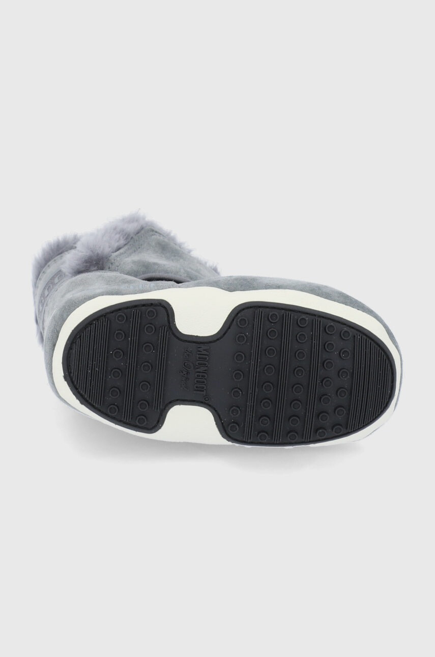 Moon Boot Детски велурени апрески в сиво - Pepit.bg