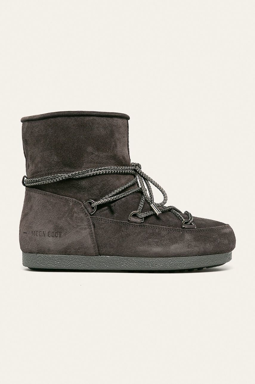 Moon Boot Кожени ботуши Far Side Low Suede - Pepit.bg