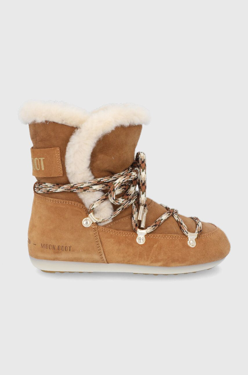 Moon Boot Велурени апрески Side High Shearling - Pepit.bg