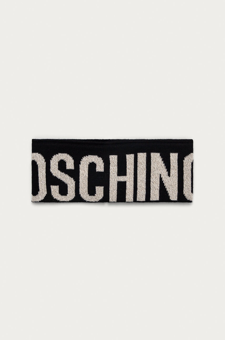 Moschino Лента за глава в черно - Pepit.bg