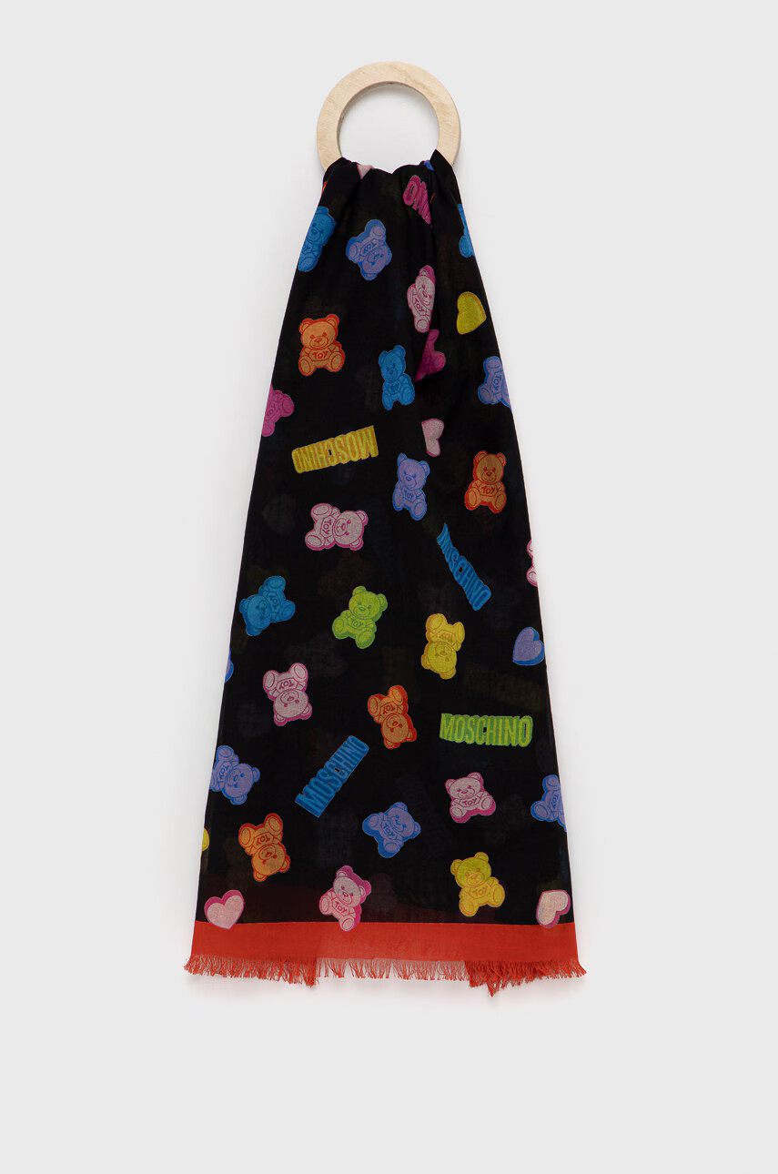 Moschino Памучен шал - Pepit.bg