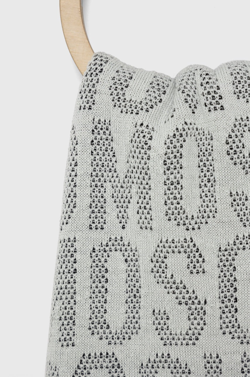Moschino Шал дамски в бяло с десен - Pepit.bg