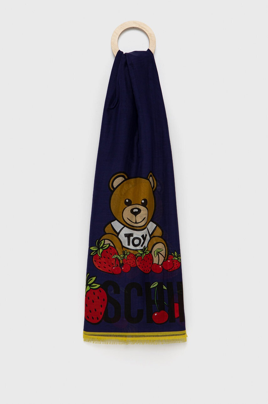 Moschino Шал с коприна - Pepit.bg