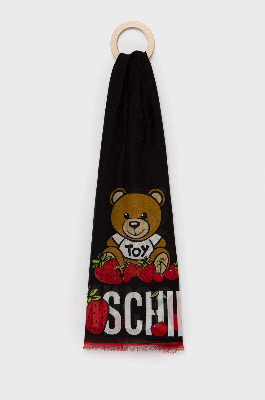 Moschino Шал с коприна - Pepit.bg