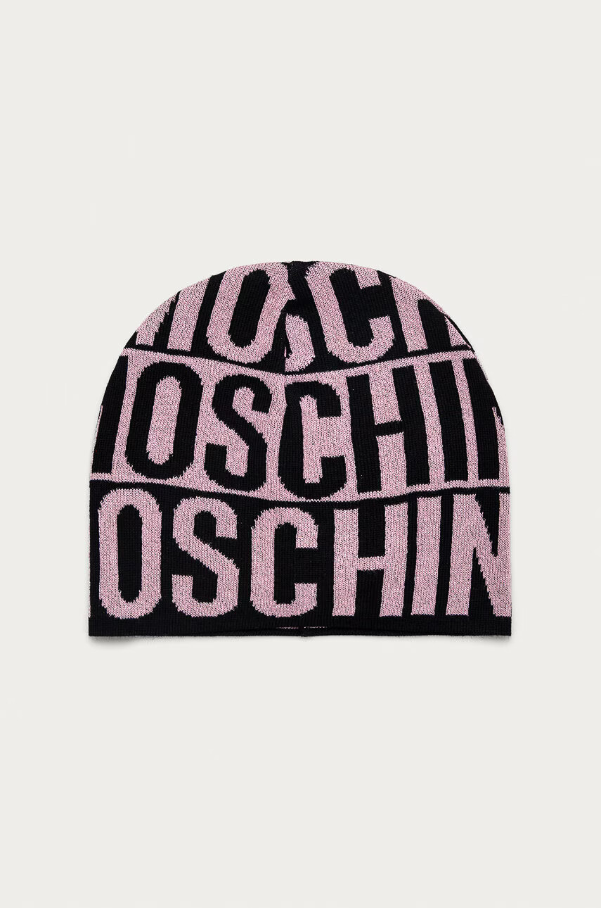 Moschino Шапка в розово от вълна - Pepit.bg