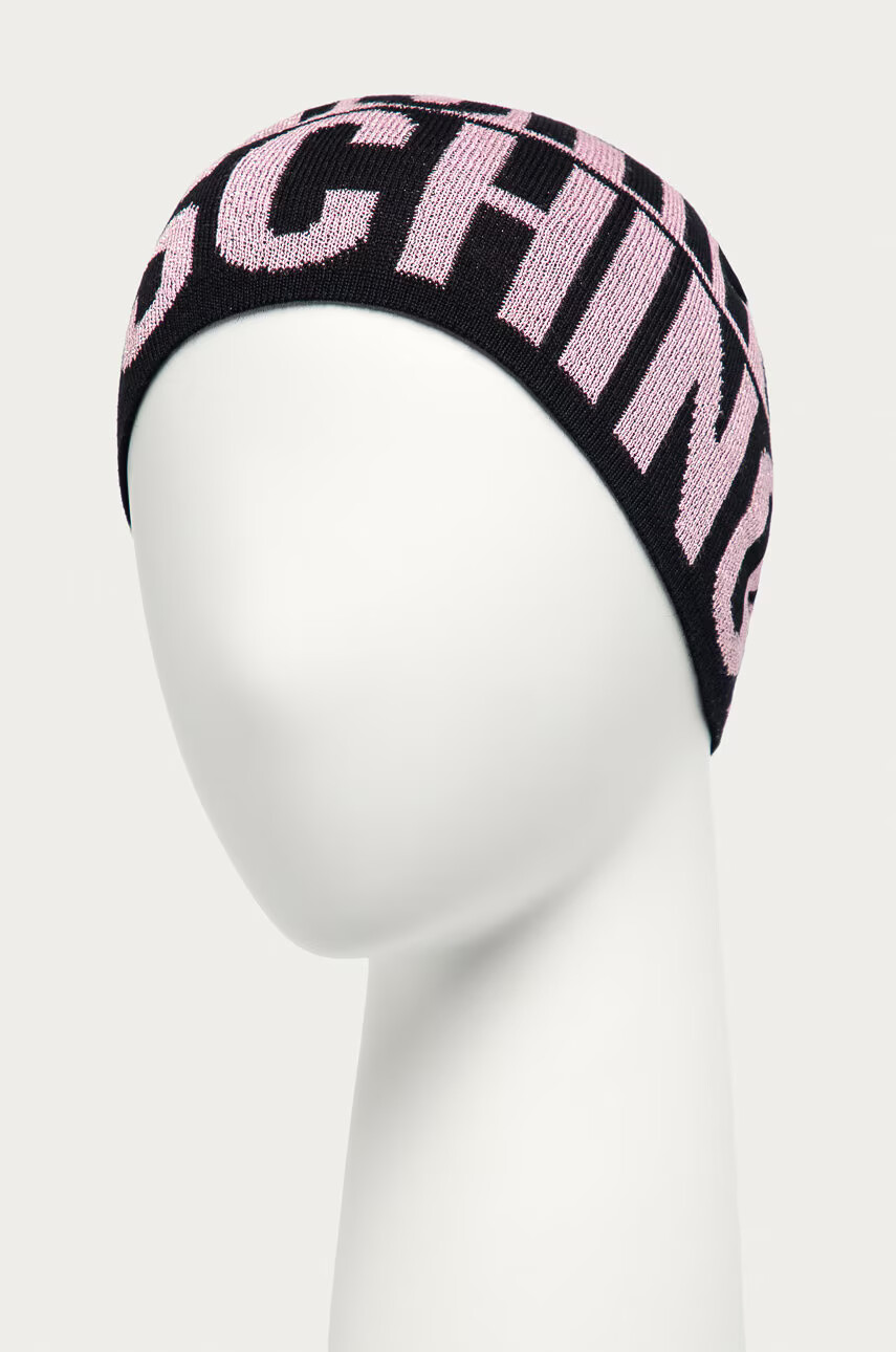 Moschino Шапка в розово от вълна - Pepit.bg