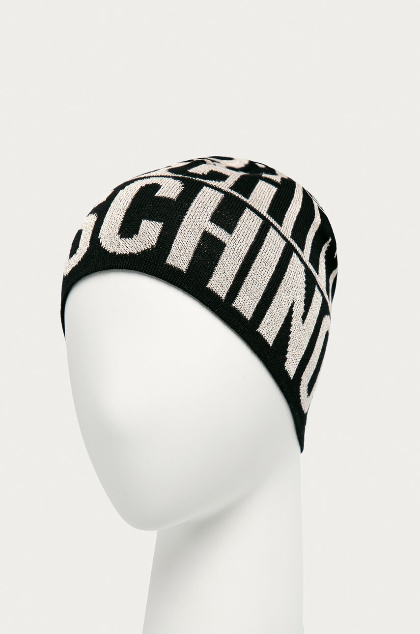 Moschino Шапка в черно от вълна - Pepit.bg