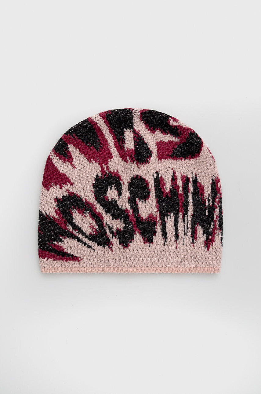 Moschino Шапка в розово с фина плетка - Pepit.bg