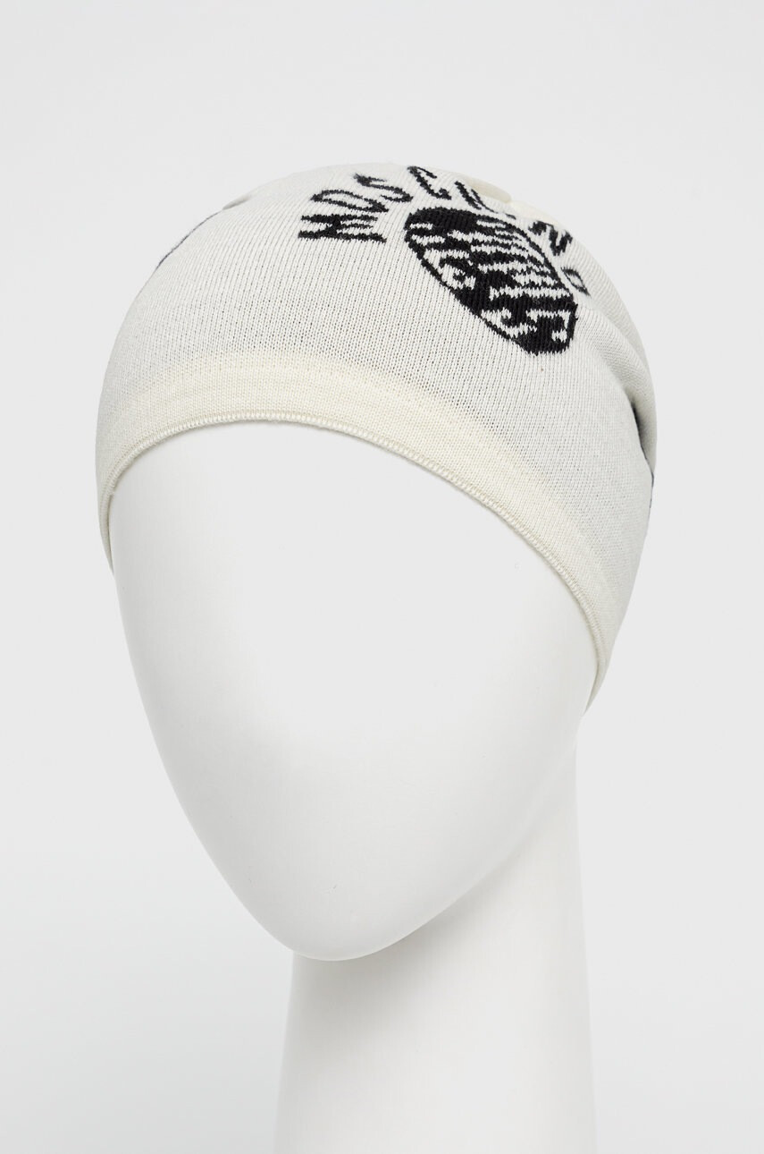 Moschino Шапка с вълна в бяло - Pepit.bg