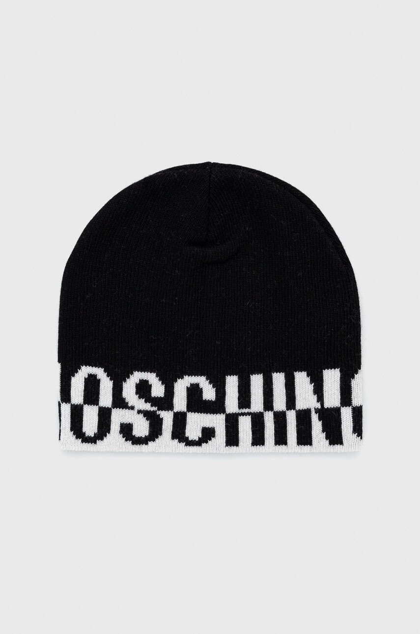Moschino Шапка с вълна в черно - Pepit.bg