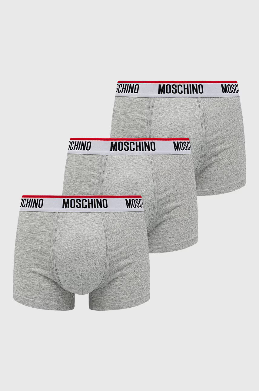 Moschino Underwear Боксерки мъжки в сиво - Pepit.bg