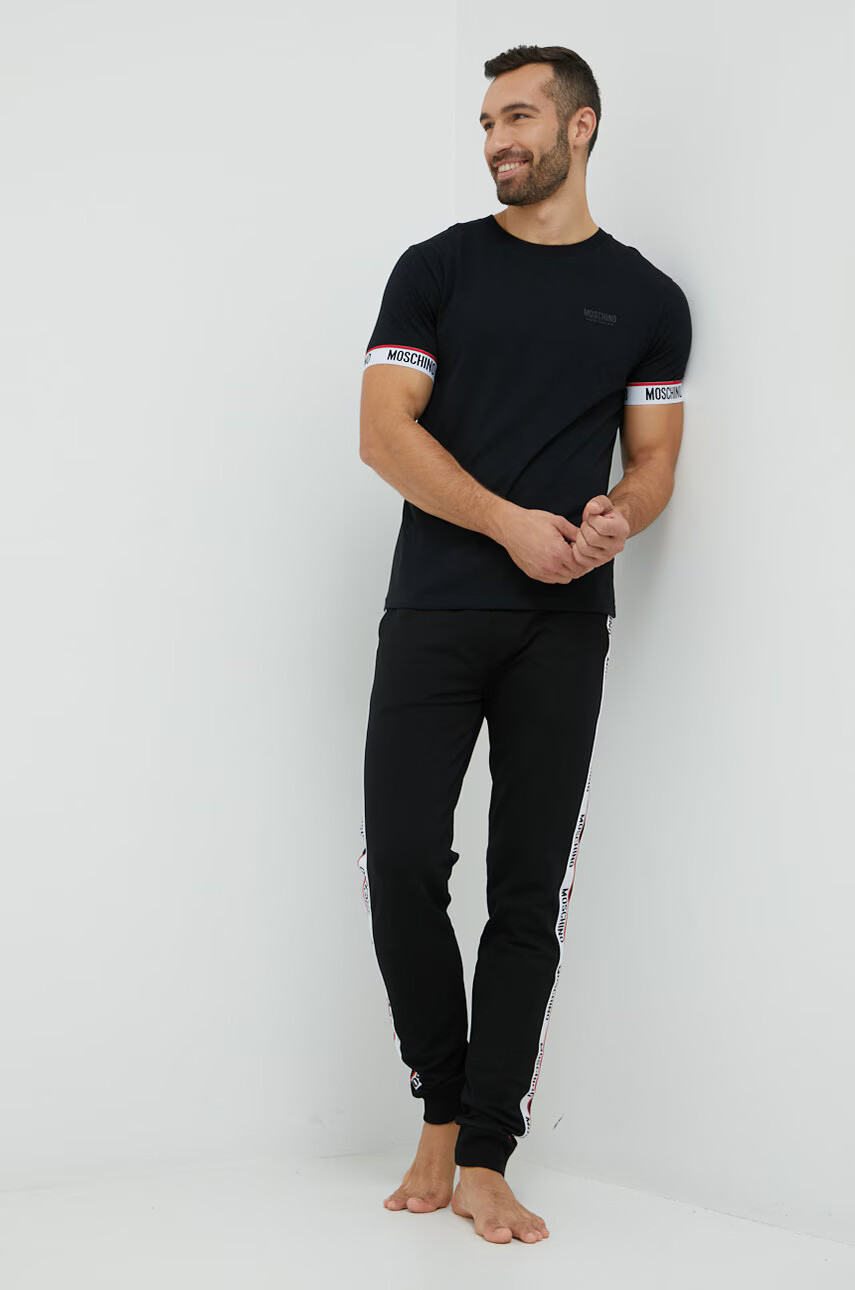 Moschino Underwear Памучна тениска - Pepit.bg