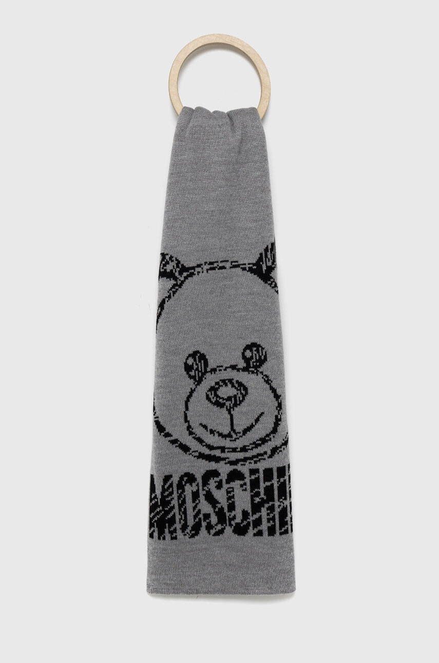 Moschino Вълнен шал - Pepit.bg