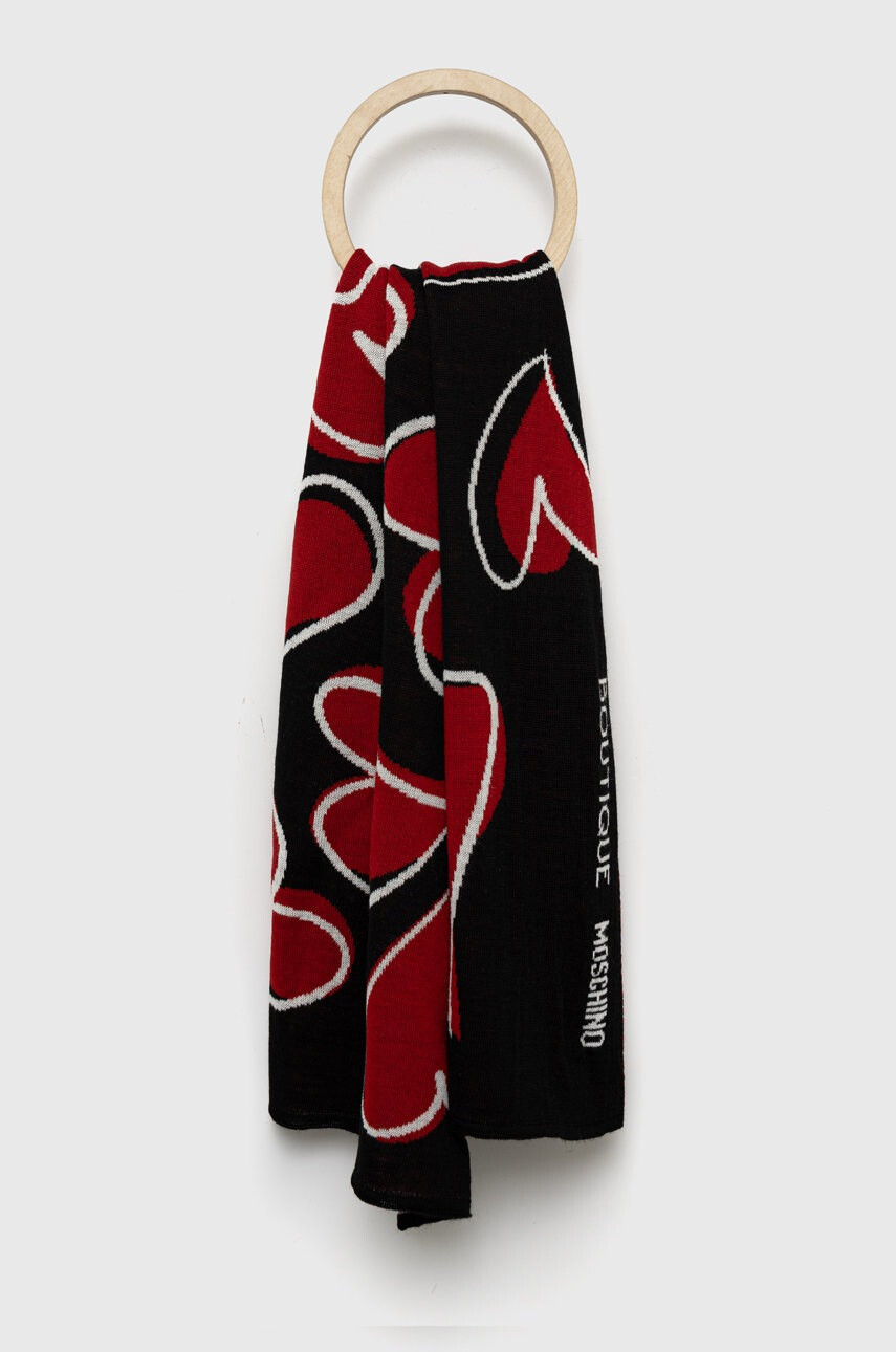 Moschino Вълнен шал - Pepit.bg