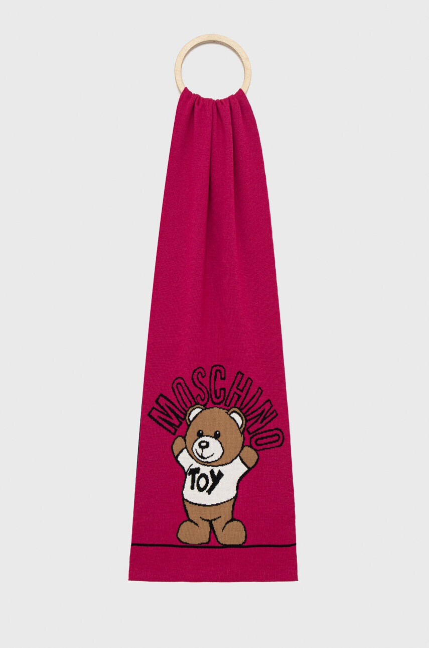 Moschino Вълнен шал - Pepit.bg