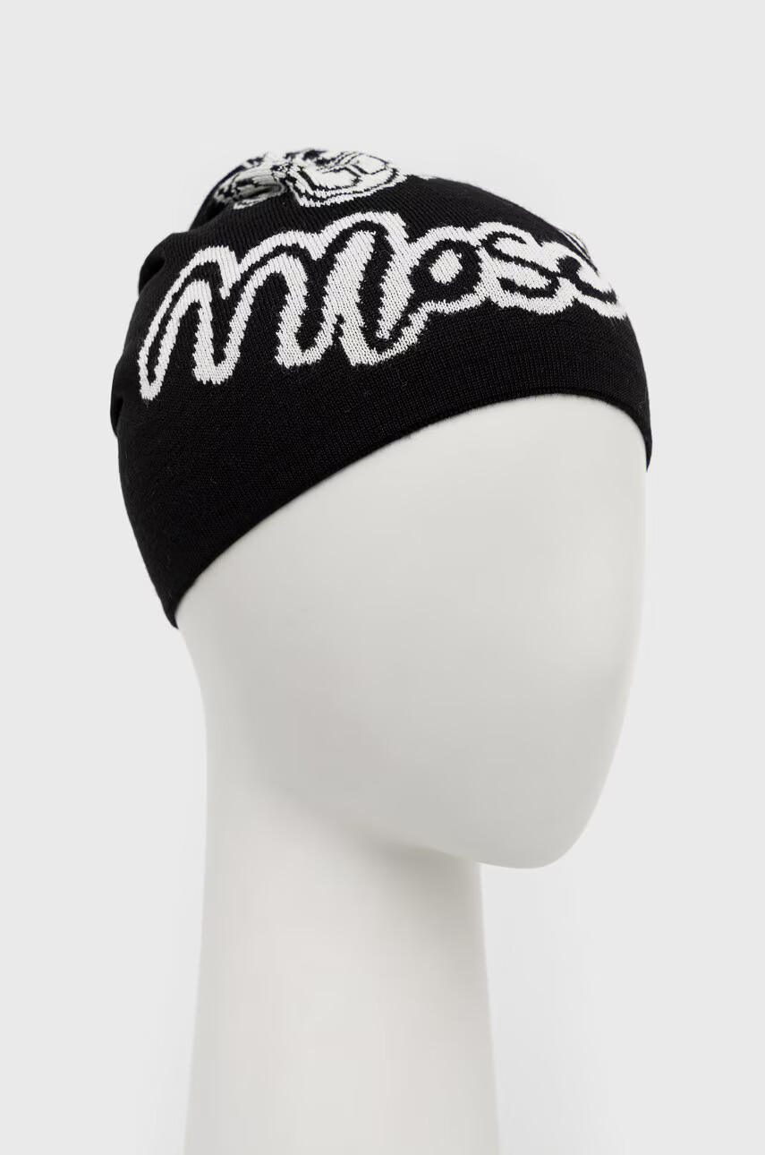 Moschino Вълнена шапка в черно от вълна - Pepit.bg